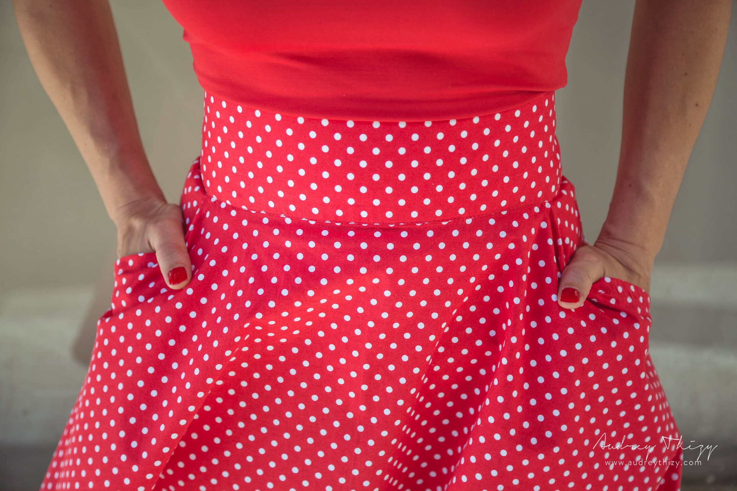 Jupe Midi Flare Rouge à Pois – Marks & Spencer – Taille 16 – 100% Viscose – Neuf Sans étiquette