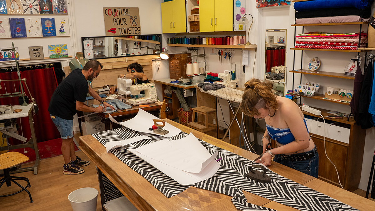 Atelier Couture à Lyon pour adulte. Cours de couture Croix rousse